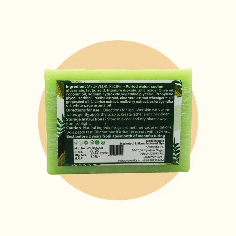 White Sage Ayurveda Soap Arotatvika