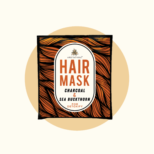 CHARCOAL AND SEA BUCKTHORN HAIR MASK (for detoxifying)