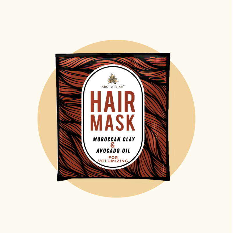 MOROCCAN CLAY AND AVOCADO OIL HAIR MASK (for volume)