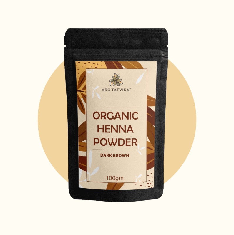 ORGANIC HENNA POWDER – DARK BROWN