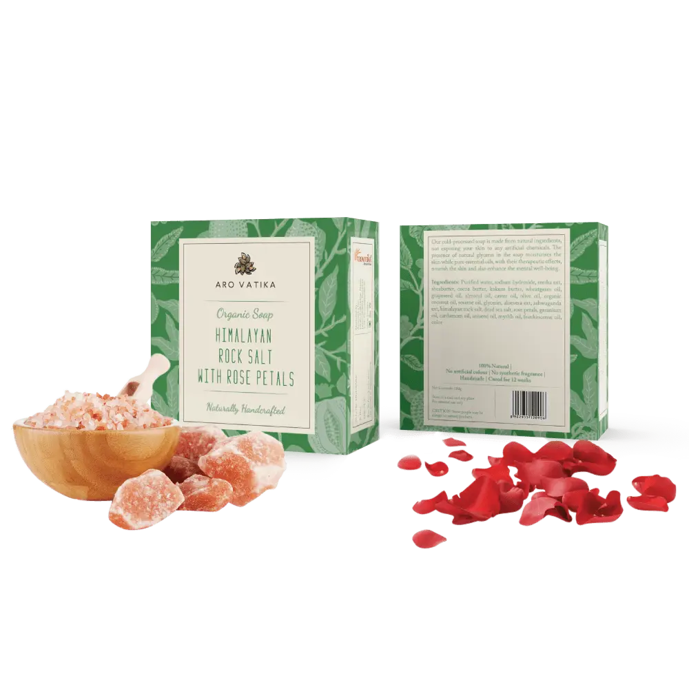 HIMALAYAN ROCK SALT WITH ROSE PETALS Arotatvika