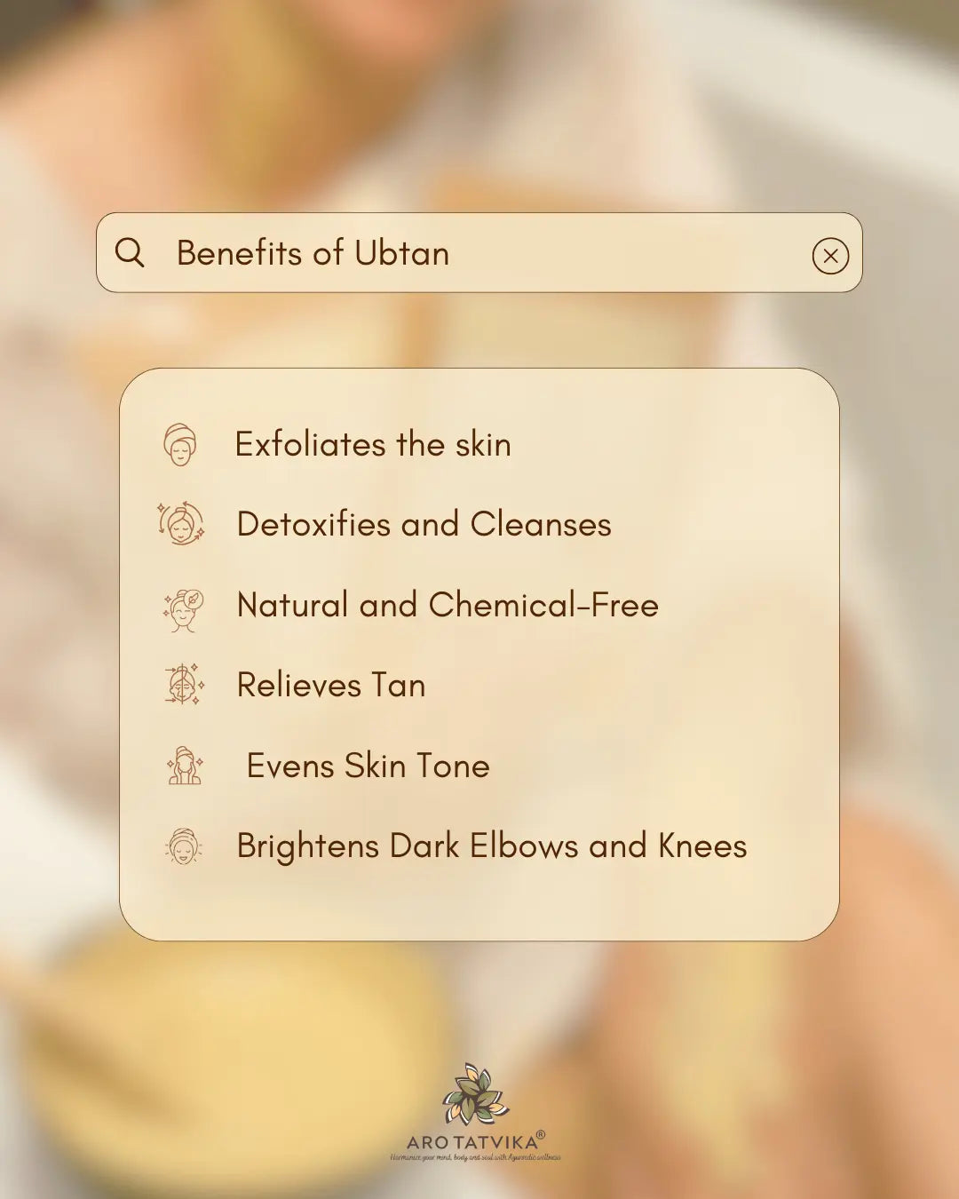 Organic Ubtan Powder - 50g Arotatvika