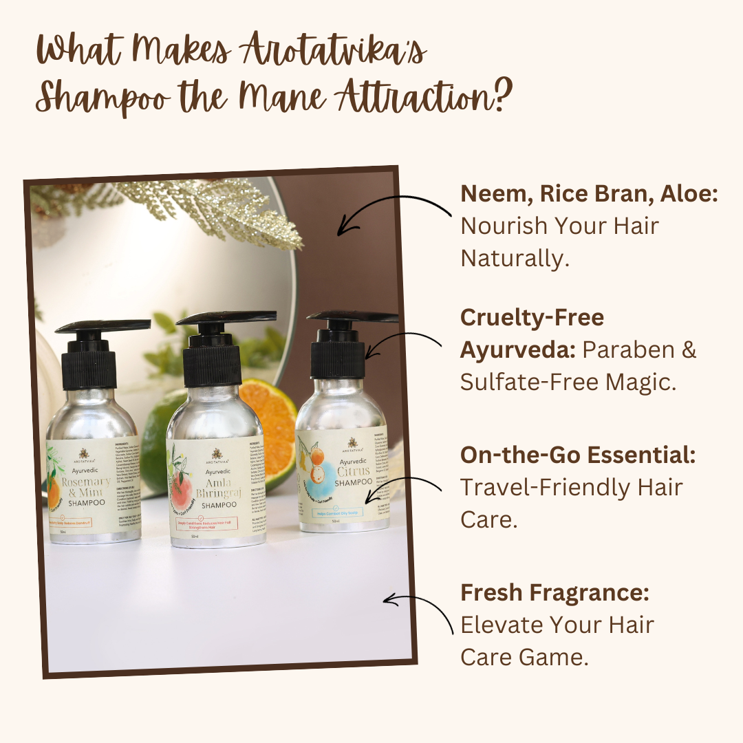 Ayurvedic Citrus Shampoo (for Oily Scalp) - 50ml