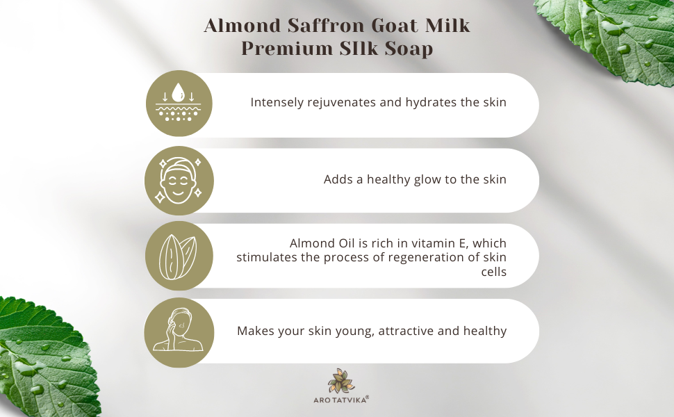 ALMOND SAFFRON GOAT MILK SOAP