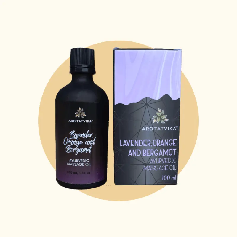 LAVENDER, ORANGE AND BERGAMOT MASSAGE OIL (100ml)