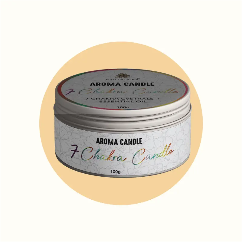 7 CHAKRA AROMA/SCENTED CANDLE (100g) Arotatvika