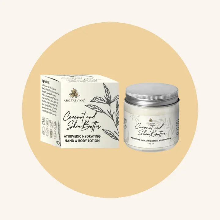 COCONUT AND SHEA BUTTER HYDRATING BODY LOTION Arotatvika