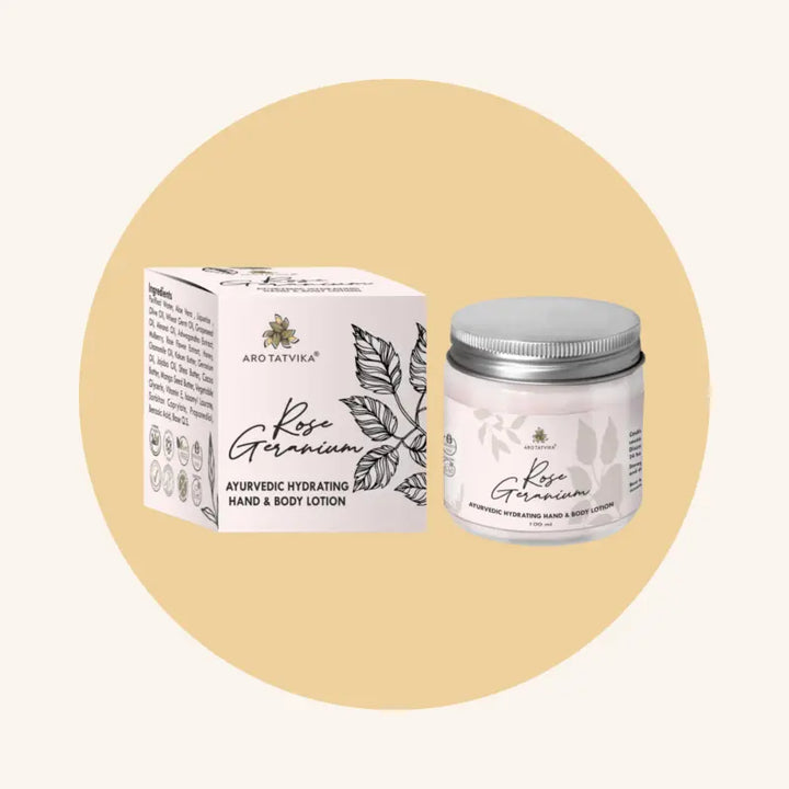 ROSE GERANIUM HYDRATING BODY LOTION Arotatvika