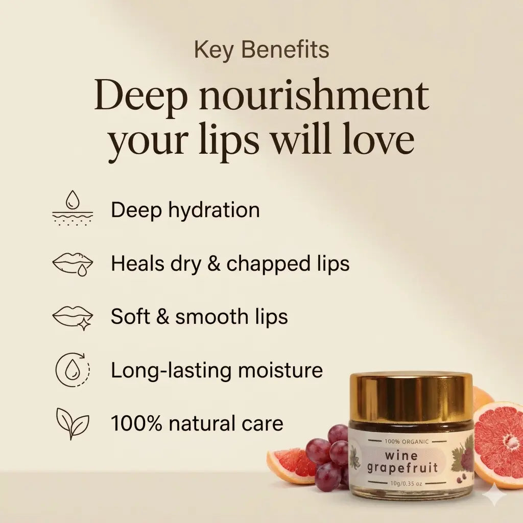 Wine Grapefruit Lip Balm (Non-Tinted Hydration Care) Arotatvika