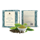 GREEN TEA MINT SOAP WITH GREEN TEA LEAVES