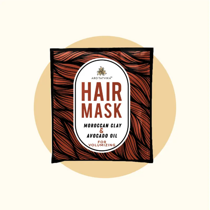 MOROCCAN CLAY AND AVOCADO OIL HAIR MASK (for volume) Arotatvika