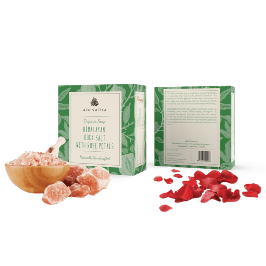HIMALAYAN ROCK SALT WITH ROSE PETALS