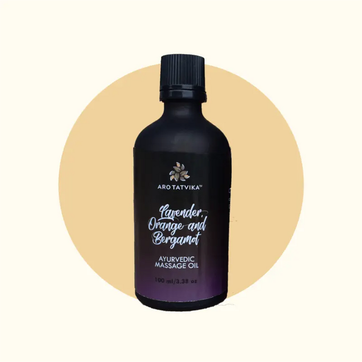 LAVENDER, ORANGE AND BERGAMOT MASSAGE OIL (100ml) Arotatvika