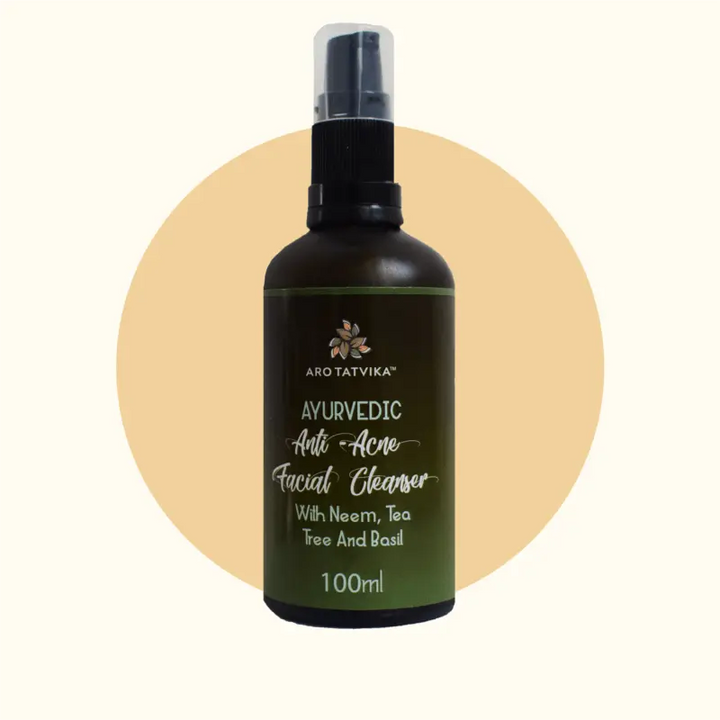 ANTI-ACNE FACIAL CLEANSER WITH NEEM, TEA TREE AND BASIL (100ml) Arotatvika